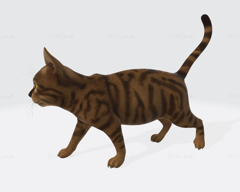 Cat 3D Model Ready to Print