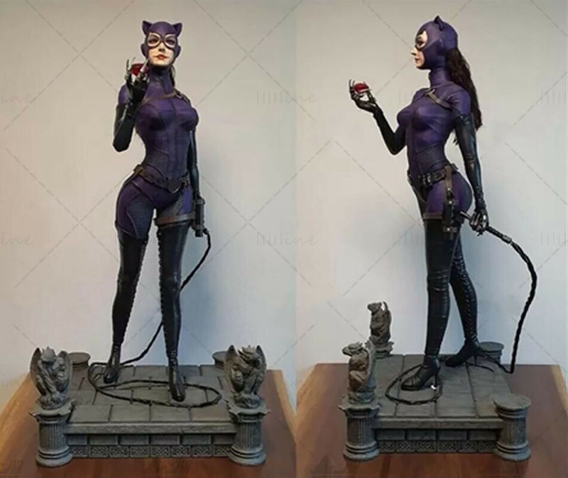Catwoman 3D Print Model STL