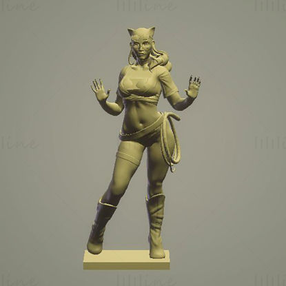 Catwoman 3D Baskı Modeli STL