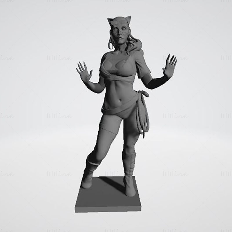 Catwoman Modelo de impresión 3D STL