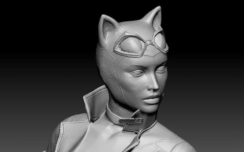 Catwoman Arkham Modelo de impresión 3D STL