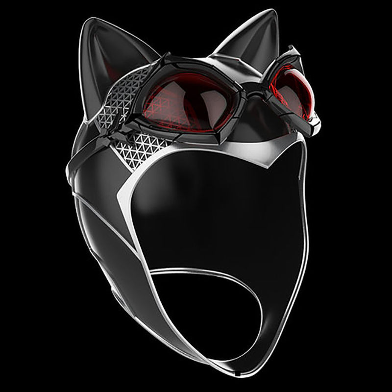 Catwoman Arkham Knight Helm und Brille 3D-Modell bereit zum Drucken STL