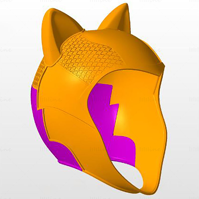 Modelo 3D do capacete e óculos Catwoman Arkham Knight pronto para imprimir STL