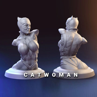 Busto Catwoman Modelo 3D Listo para Imprimir