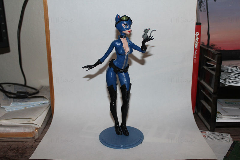 Catwoman Cartoon 3D Printing Model STL