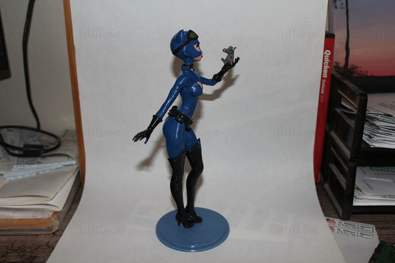 Modelo de impresión 3D de dibujos animados Catwoman STL