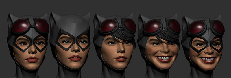 Modelo de impresión 3D Catwoman STL