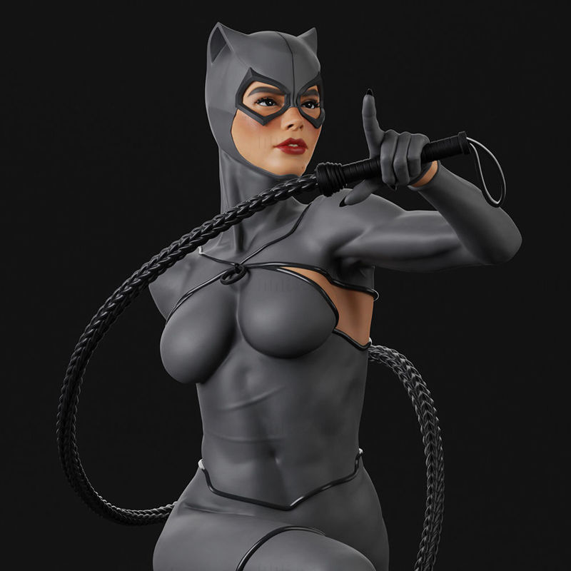 نموذج الطباعة Catwoman STL 3D