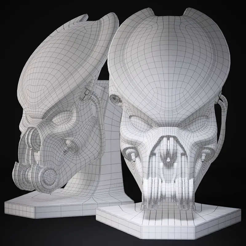 Celtic Predator Mask OBJ 3D Print Files