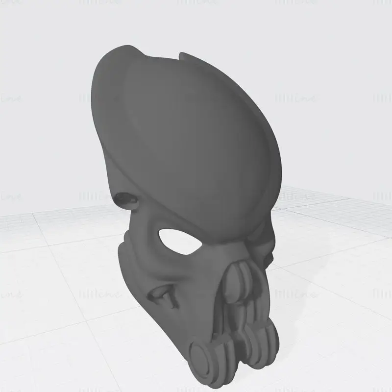 Keltische Raubtiermaske OBJ 3D-Druckdateien