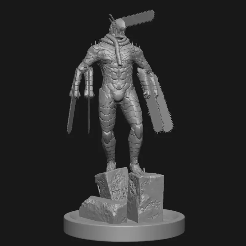 Hombre motosierra Denji Modelo de impresión 3D STL