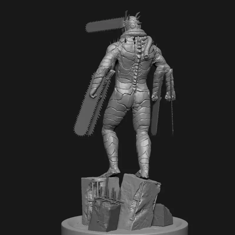 Hombre motosierra Denji Modelo de impresión 3D STL