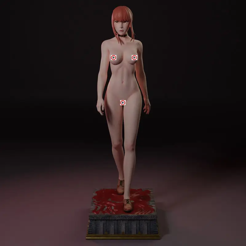 Tronçonneuse Man Makima NSFW Figurine Modèle d'impression 3D STL