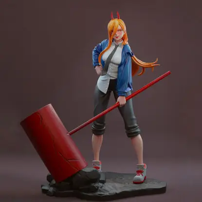 Fichiers STL du modèle d'impression 3D de Chainsaw Man Power prêts à imprimer