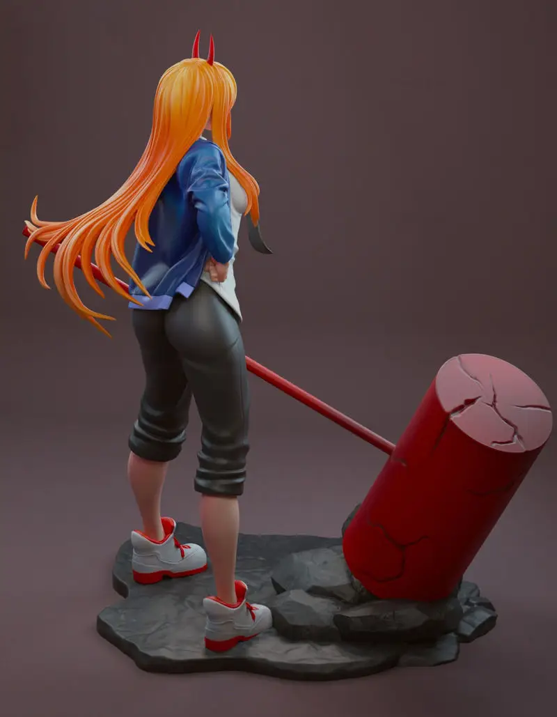 Fichiers STL du modèle d'impression 3D de Chainsaw Man Power prêts à imprimer