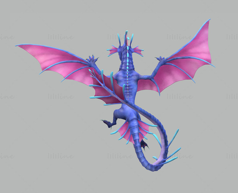 Character Fantasy Dragon 3D Printing Model