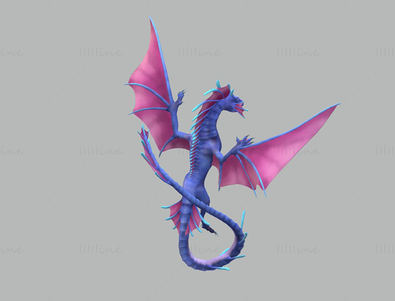 Character Fantasy Dragon 3D Printing Model