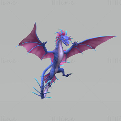 Character Fantasy Dragon 3D Printing Model