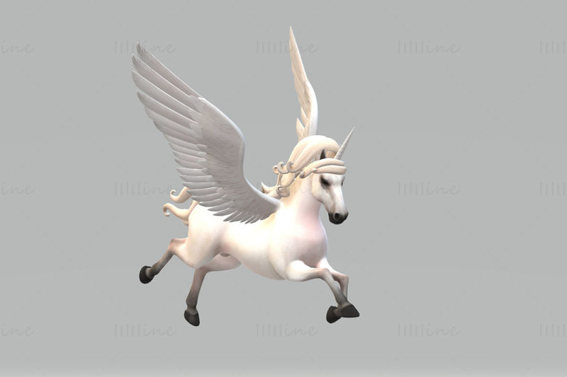 Character Fantasy Unicorn 3D Printing Model