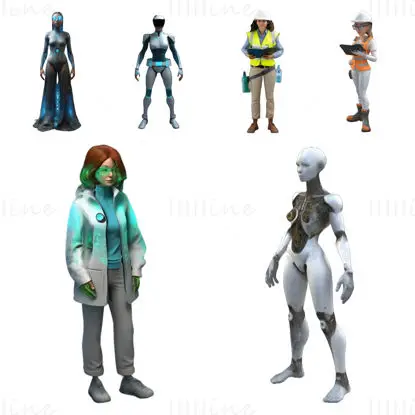 Character Model Collection - Robotics & Professional 3D Print Model Series