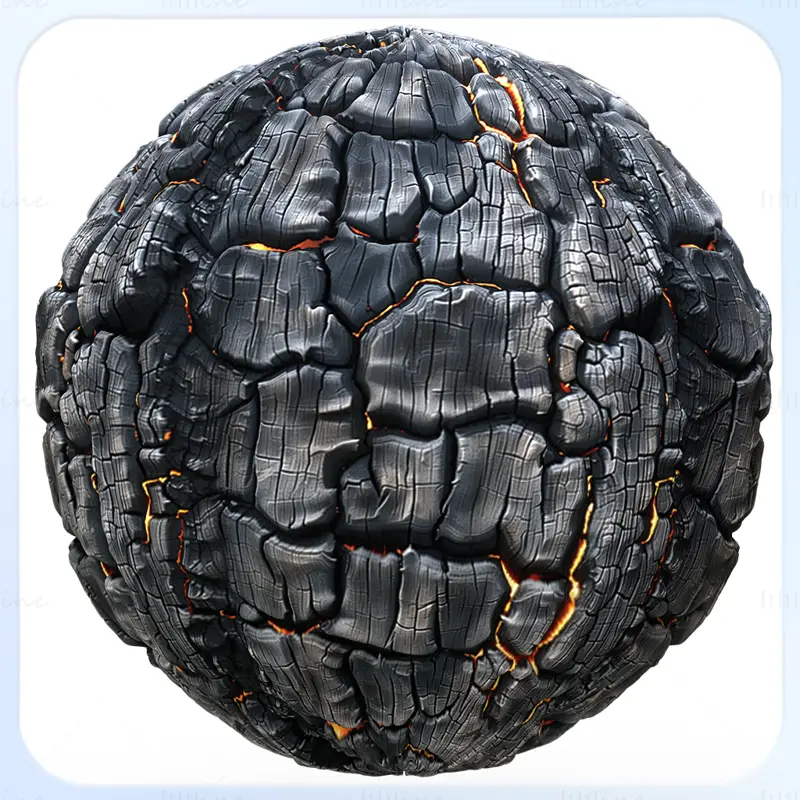 Charcoal Wood Seamless Texture