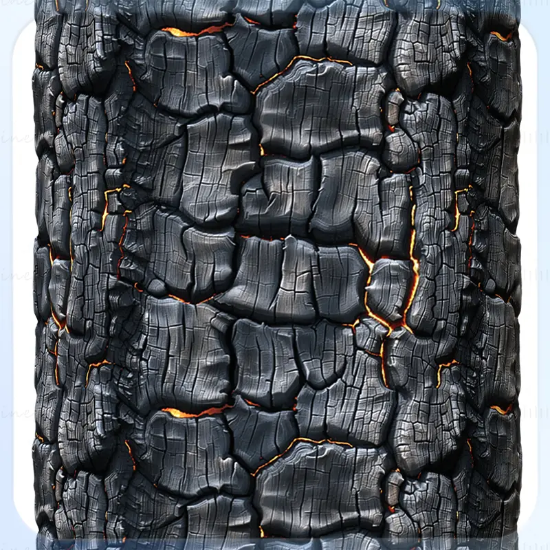 Charcoal Wood Seamless Texture