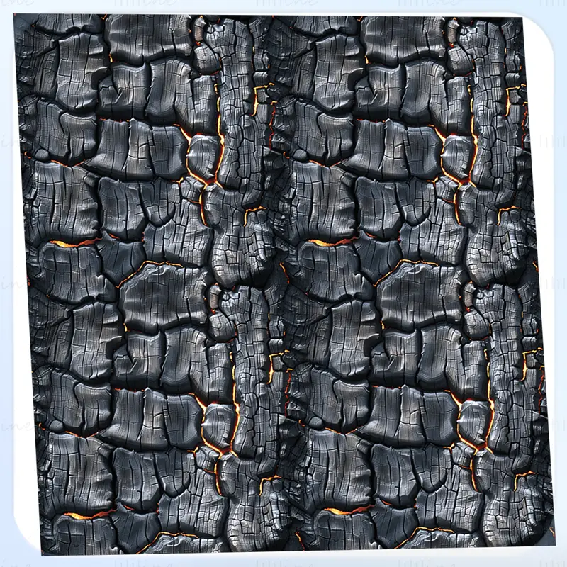 Charcoal Wood Seamless Texture