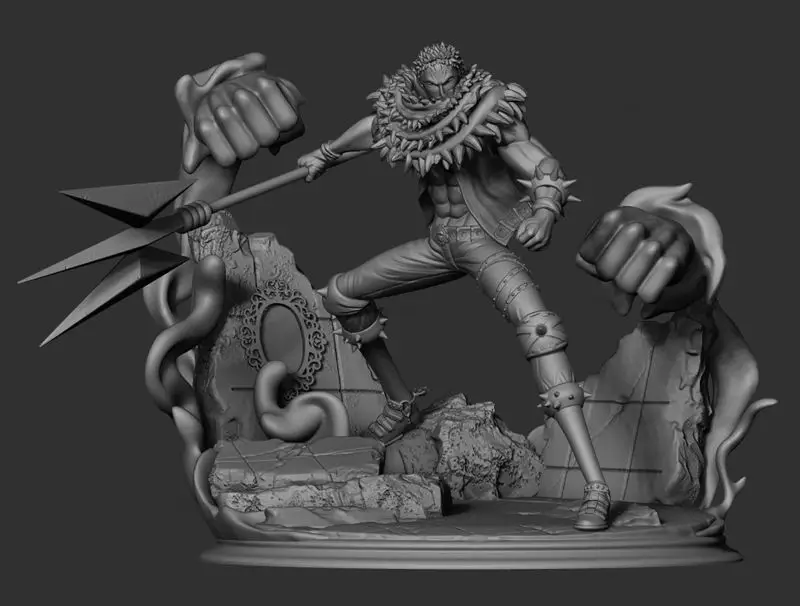 Charlotte Katakuri - Einteiliges 3D-Druckmodell STL