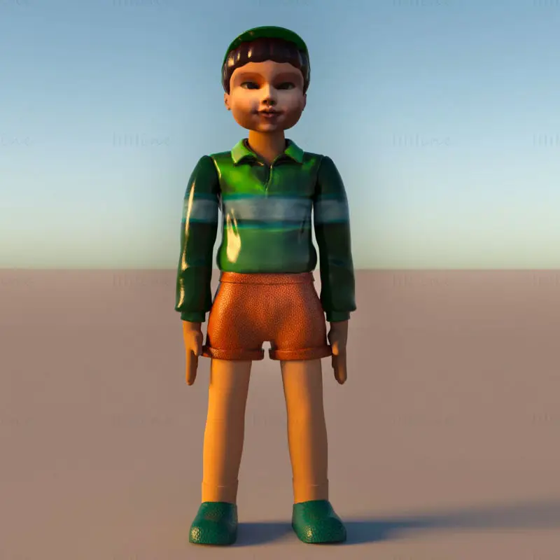 哲秀 鱿鱼游戏 男孩玩偶娃娃 3D 打印模型 STL 3MF 文件