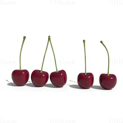 Cherries 3d model