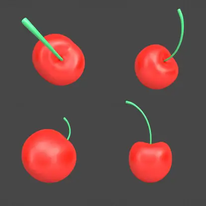 Cherry 3d ikona