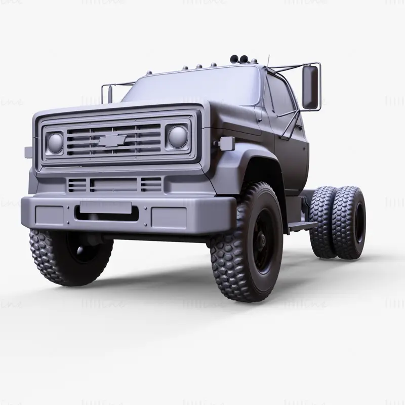 Camioneta Chevrolet C70 modelo 3d