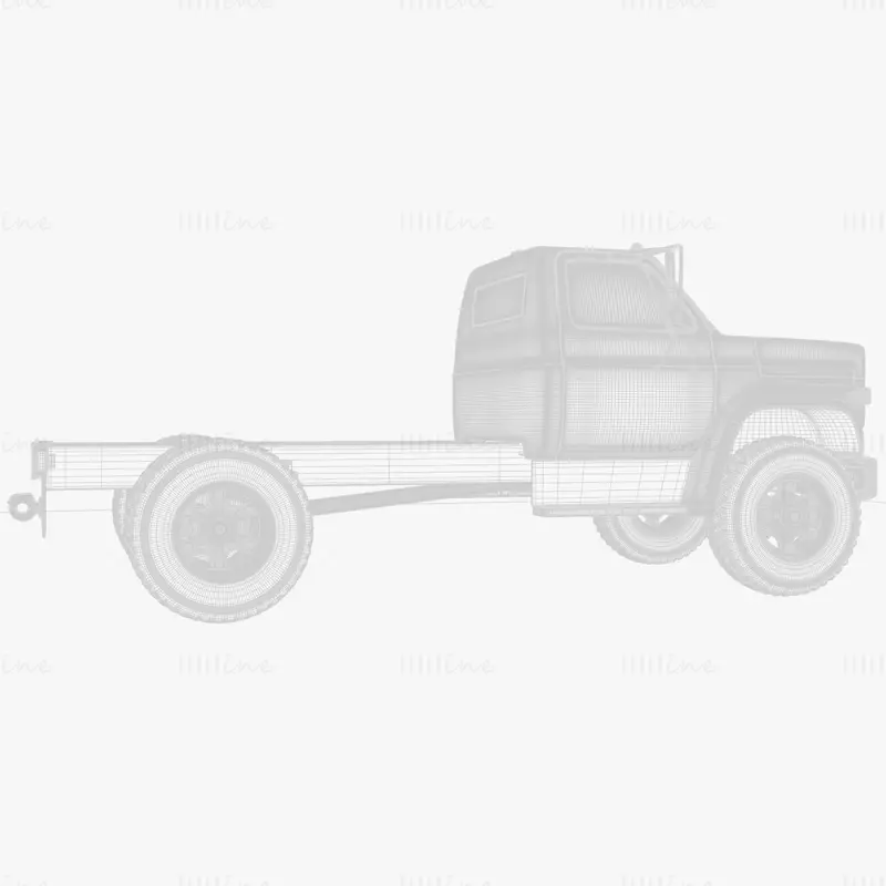 Camioneta Chevrolet C70 modelo 3d