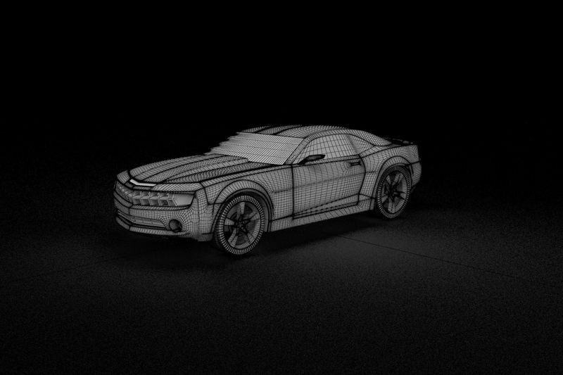 Chevrolet Camaro 2008 3D Model