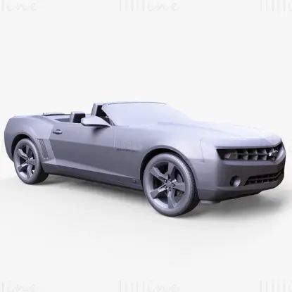 Chevrolet Camaro Descapotable 2011 modelo 3d