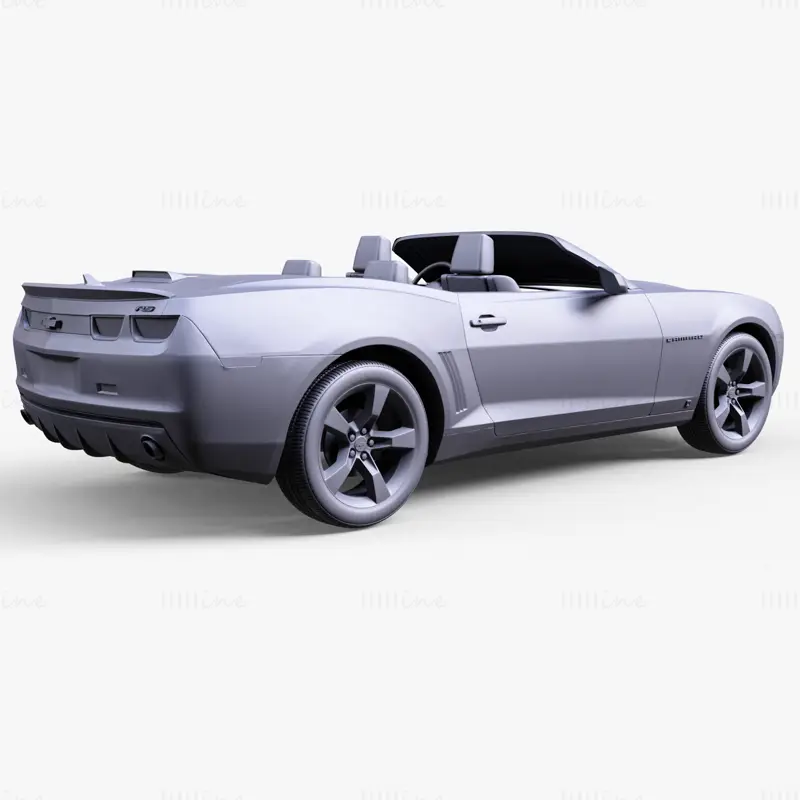 Chevrolet Camaro Descapotable 2011 modelo 3d