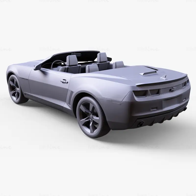 Chevrolet Camaro Cabriolet 2011 modèle 3D