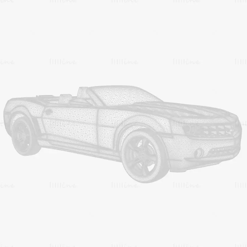 Chevrolet Camaro Convertible 2011 3D Model