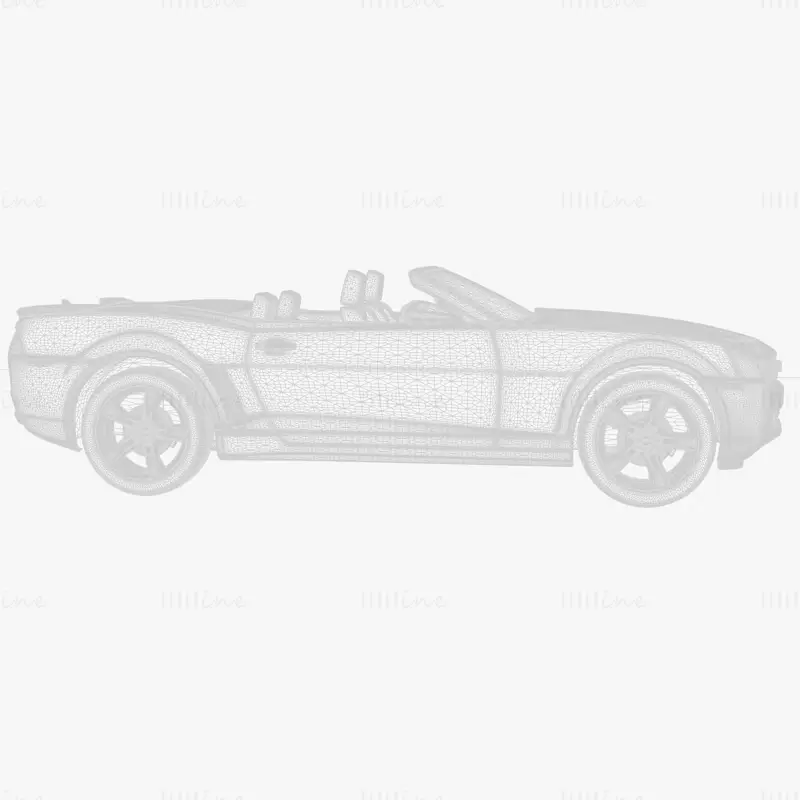 Chevrolet Camaro Convertible 2011 3D Model