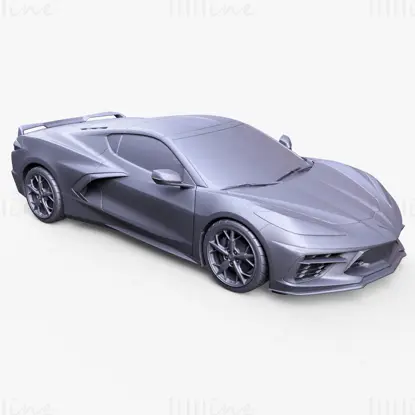 Chevrolet Corvette C8 3D Model