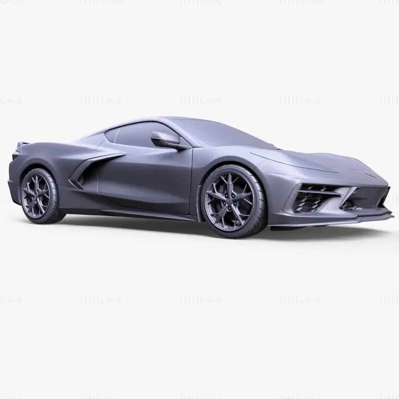 Chevrolet Corvette C8 modelo 3d