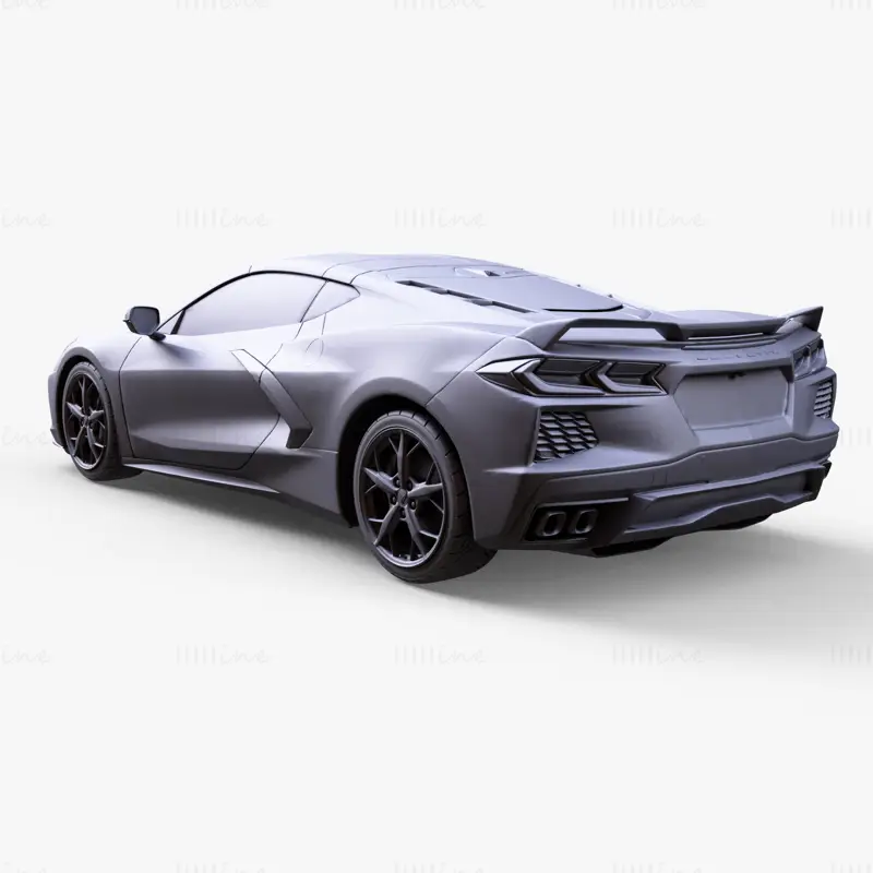 Chevrolet Corvette C8 modelo 3d