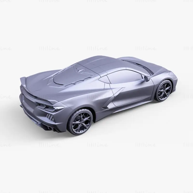 Chevrolet Corvette C8 3D Model