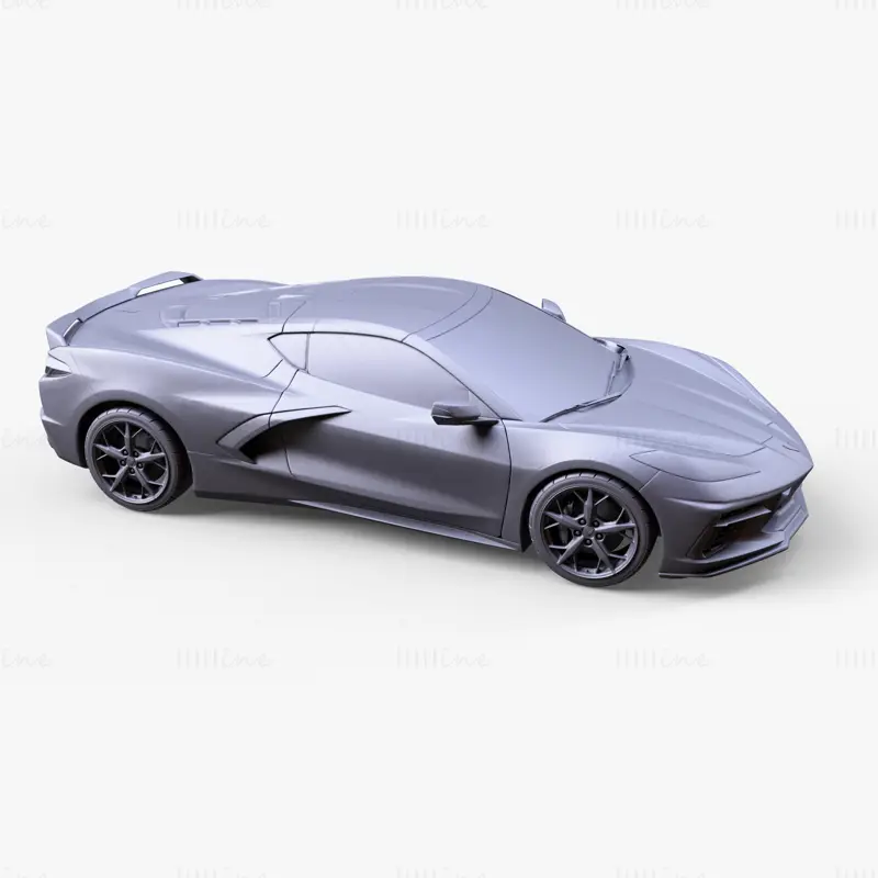 Chevrolet Corvette C8 modelo 3d