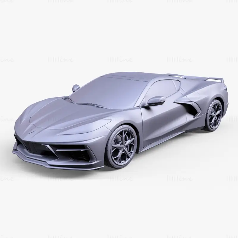 Chevrolet Corvette C8 modelo 3d