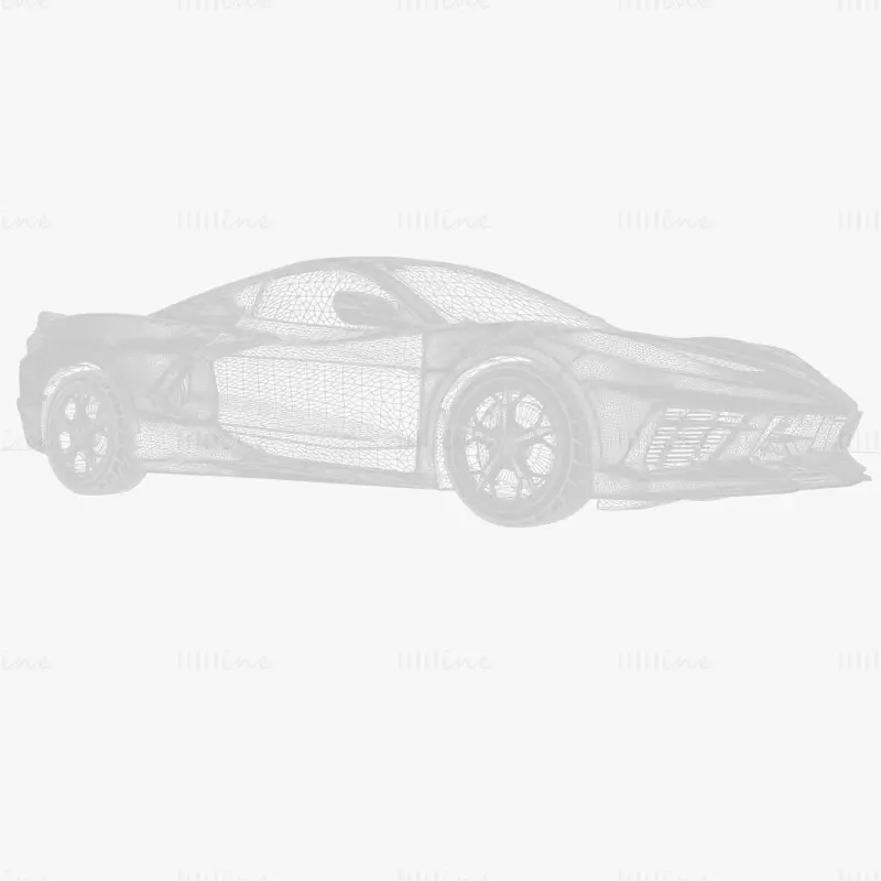 Chevrolet Corvette C8 modelo 3d