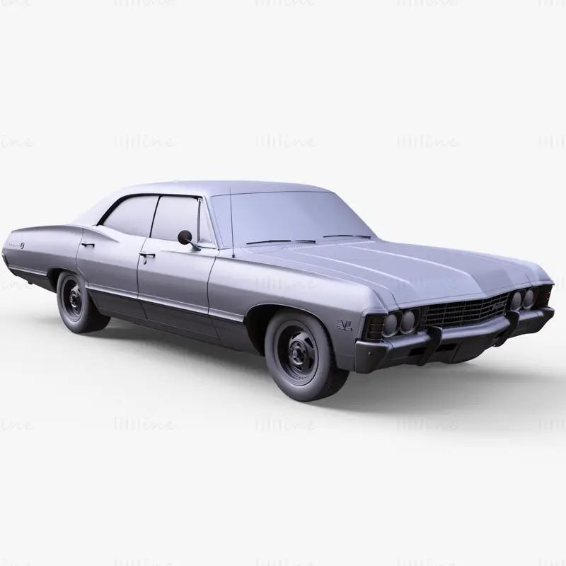 雪佛兰 Impala 1967 3D 模型