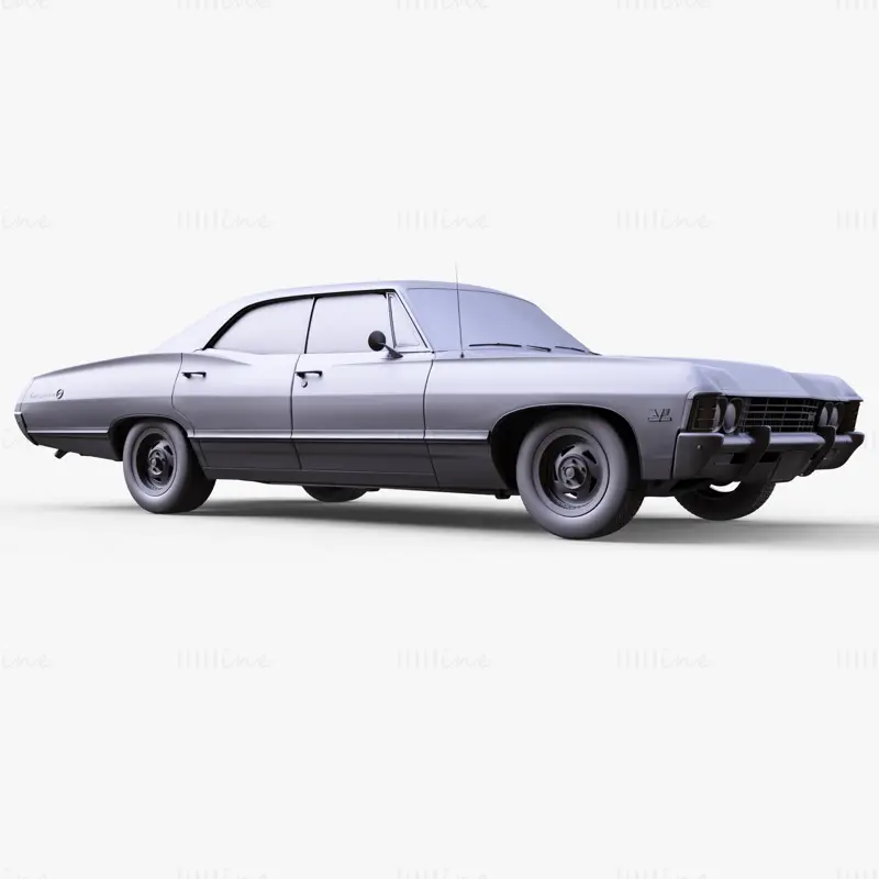 Chevrolet Impala 1967 modelo 3d