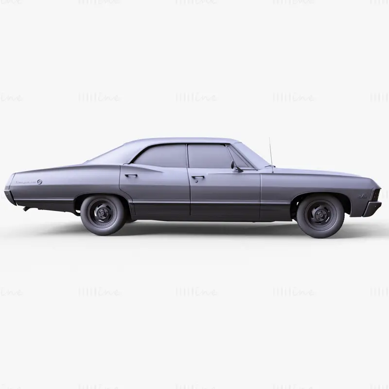 雪佛兰 Impala 1967 3D 模型