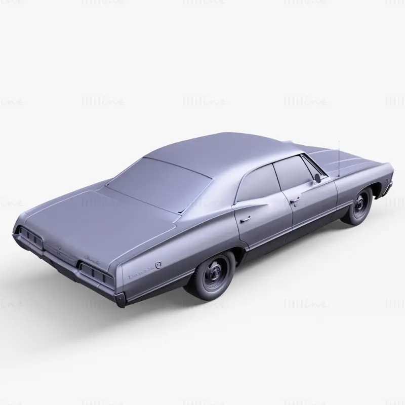 Chevrolet Impala 1967 modelo 3d